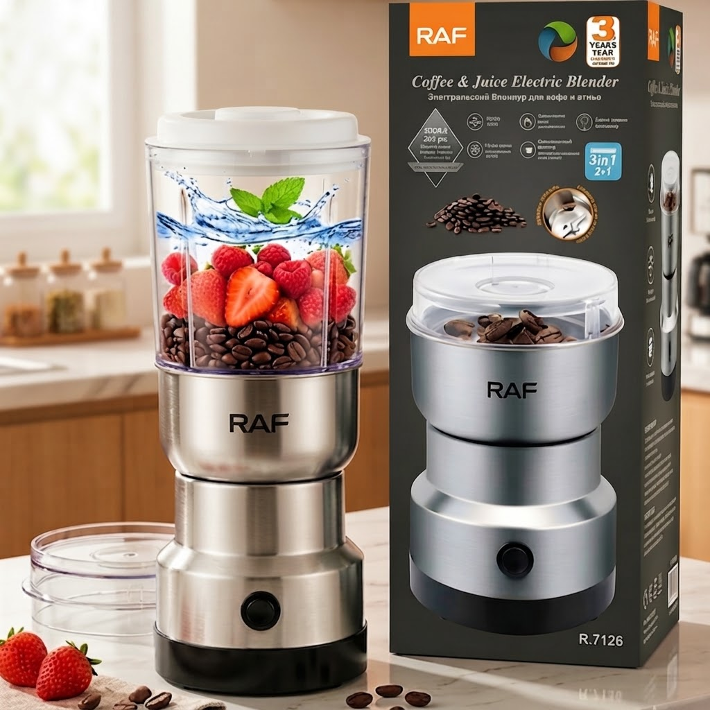 RAF Coffee Juice Electric Blender 2 in 1