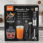 RAF Hand Blender Set 5 in 1 R.390 – Multi-Function Blender, Chopper & Whisk