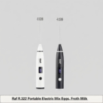 Raf 3-in-1 Rechargeable Electric Beater Whisk – Mix eggs, froth milk & blend coffee - Image 2