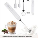 Rechargeable Handheld Coffee Blender Milk Shaker