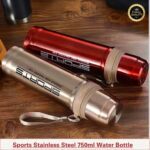 Sports Stainless Steel 750ml Water Bottle