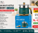 Surhan Multi Kettle SR-9091 2L with Steamer & Egg Attachment – A Practical Kitchen Companion