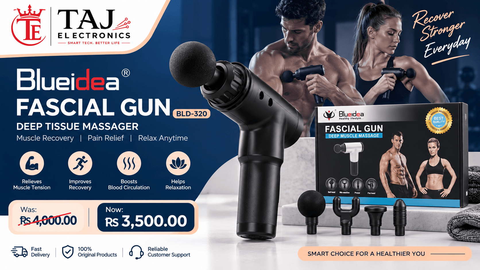 Blueidea Fascial Gun