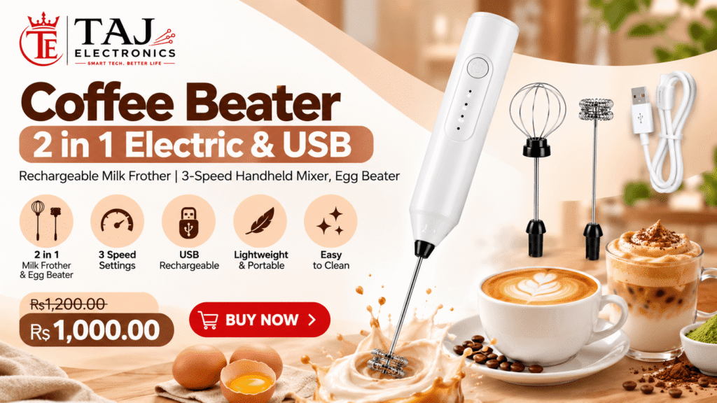 Coffee Beater 2 in 1 Electric & USB