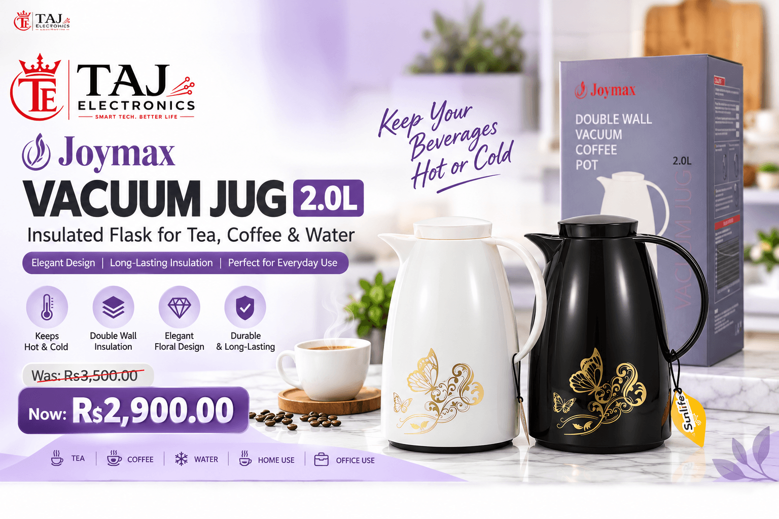 Joymax Vacuum Jug 2.0L