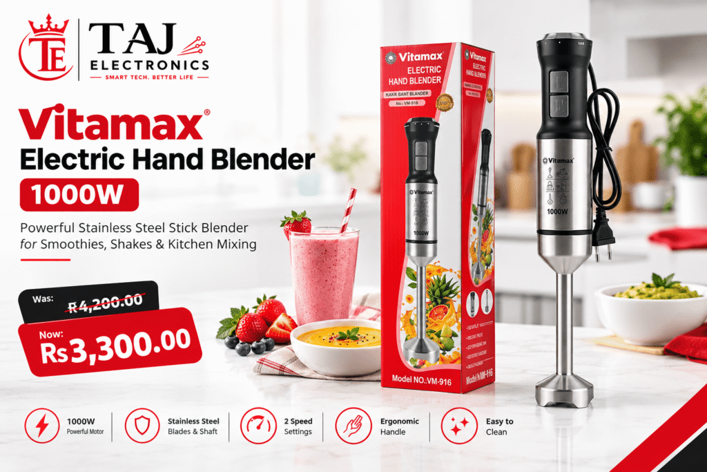 Vitamax Electric Hand Blender 1000W